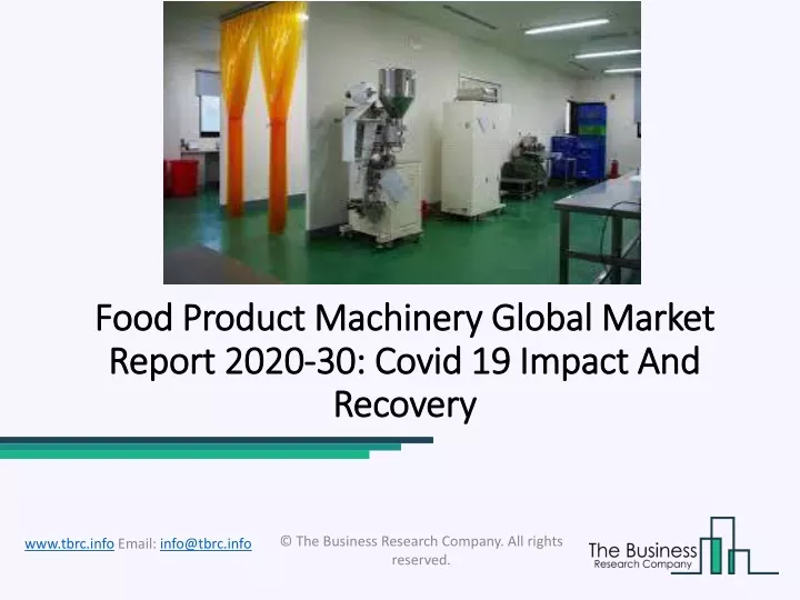 food product food product machinery global