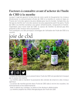 Produits CBD à vendre en france | Joiedecbd.fr