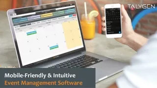 mobile friendly intuitive event management