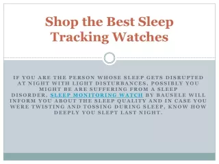 Shop the Best Sleep Tracking Watches