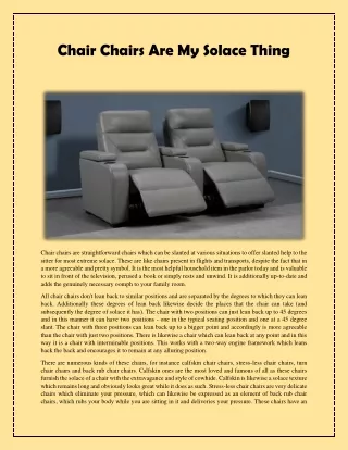 Electric power recliners
