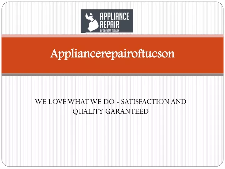 appliancerepairoftucson