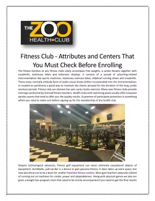 Health Club Franchise Opportunities | Zoogymfranchise.com