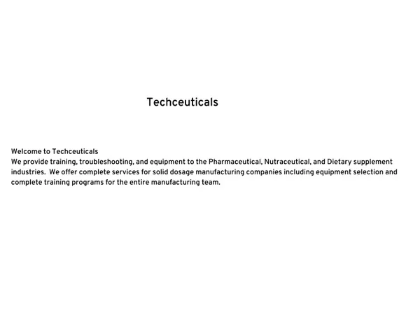 Techceuticals