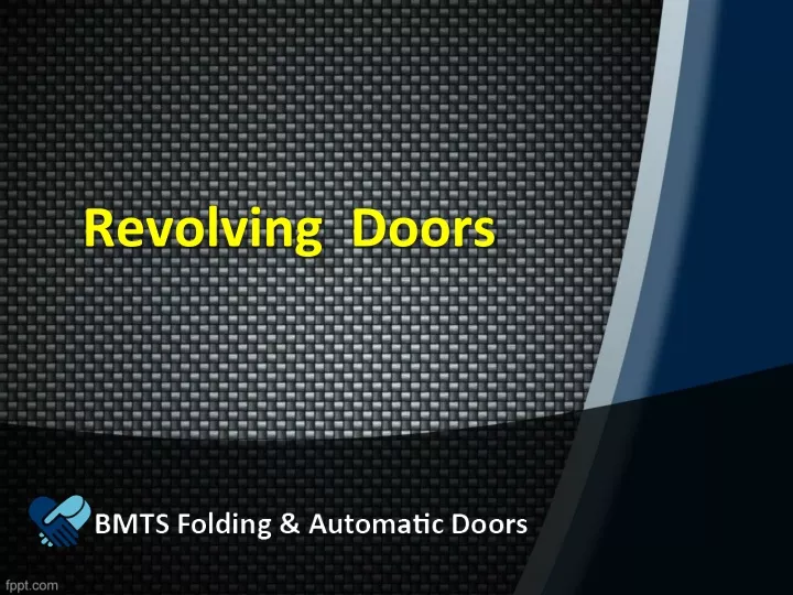 revolving doors