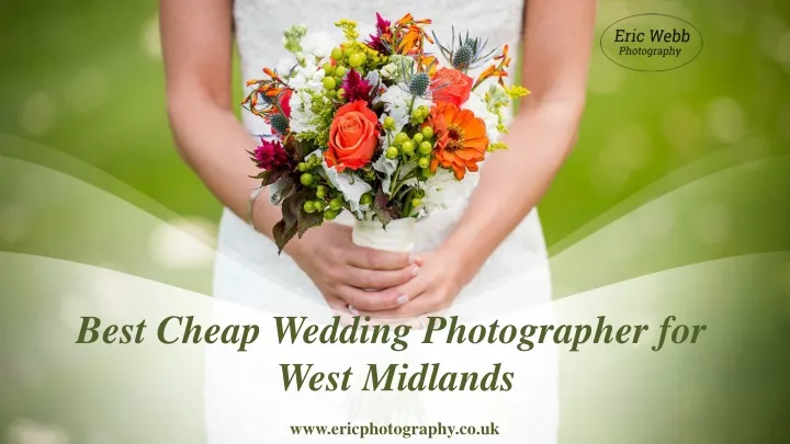 best cheap wedding photographer for west midlands
