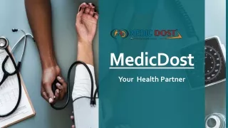 MedicDost-Healthcare Services At Your Doorstep