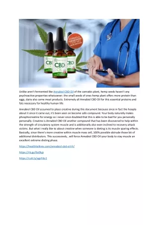 Annabiol CBD Oil