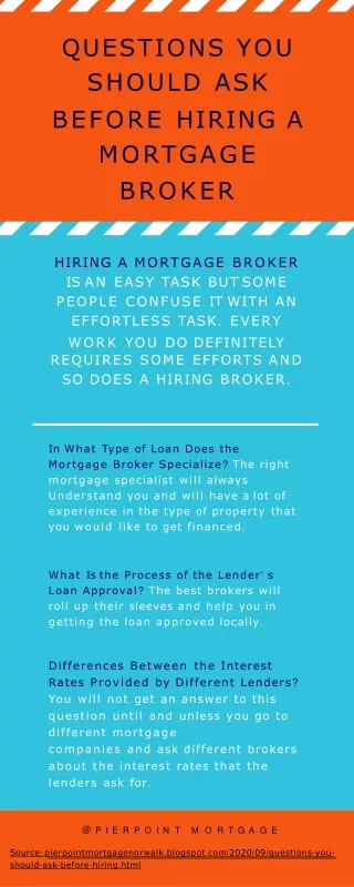 Questions You Should Ask Before Hiring a Mortgage