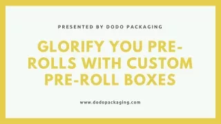 presented by dodo packaging