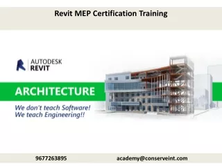 Revit MEP Course Training Institute Chennai