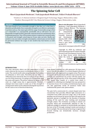 international journal of trend in scientific