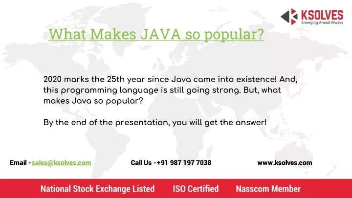 what makes java so popular