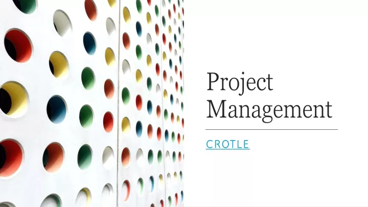 project management