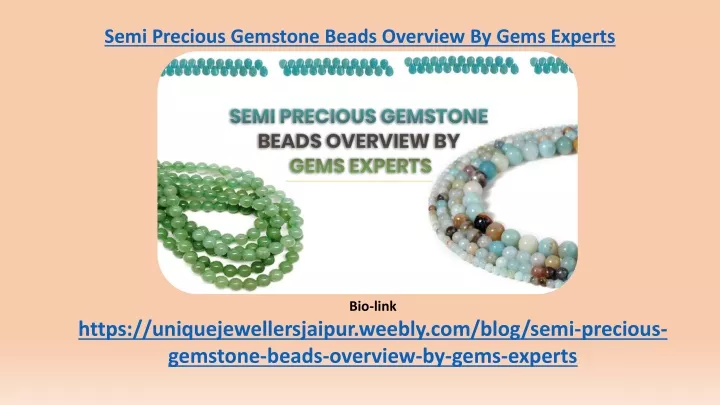 semi precious gemstone beads overview by gems