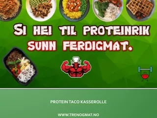 protein taco kasserolle