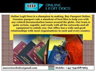 buy real passport | Buy Driver’s License Sale | Genuine passport sale