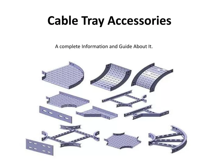 cable tray accessories