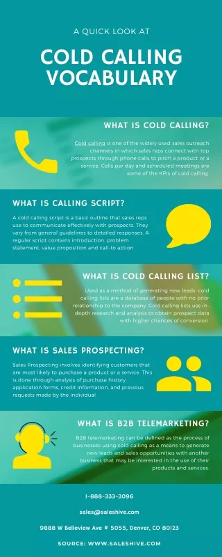 A Quick Look at Cold Calling Vocabulary