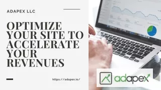 Optimize your site to accelerate your revenues by Adapex.