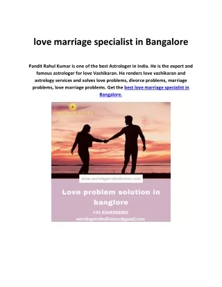 love marriage specialist in bangalore