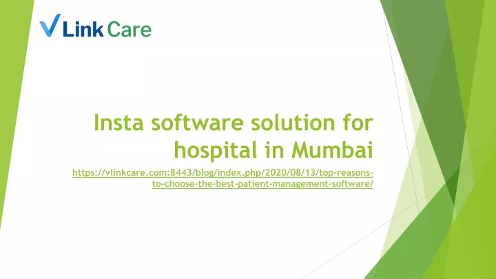 insta software solution for hospital in mumbai