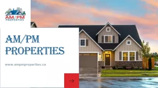 Property Management Company in Calgary- AM/PM Properties