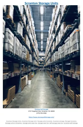 scranton storage units