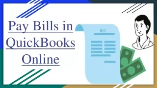Pay bills in QuickBooks Online