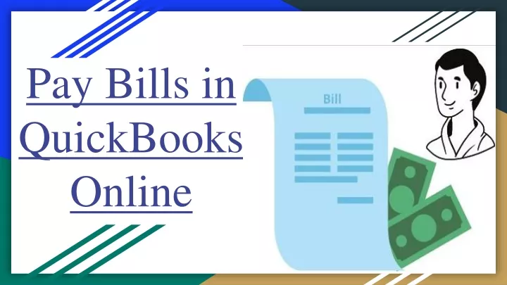 pay bills in quickbooks online