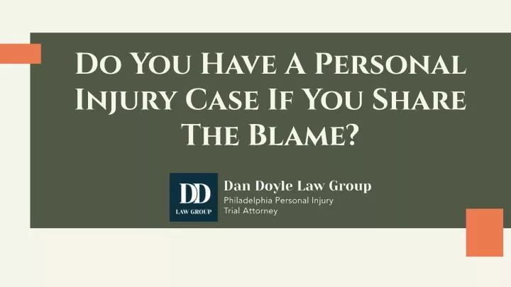do you have a personal injury case if you share