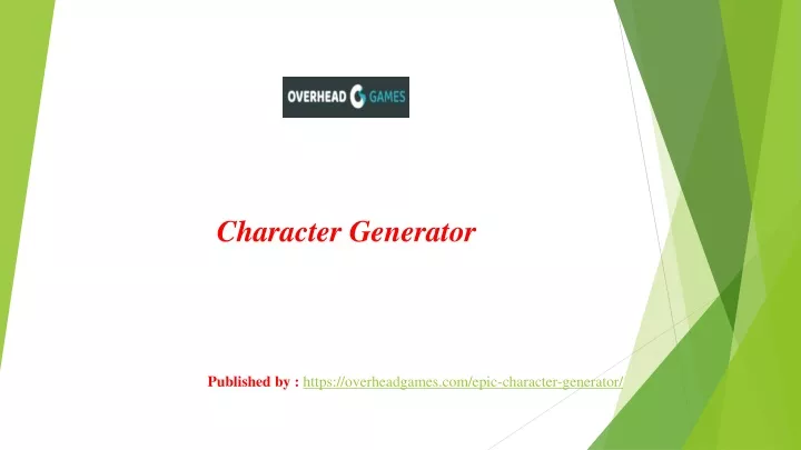 character generator