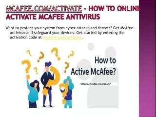 mcafee com activate how to online activate mcafee antivirus