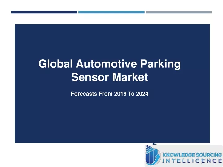global automotive parking sensor market forecasts