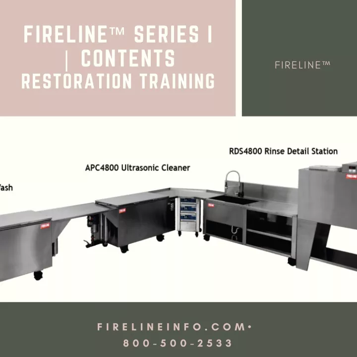 fireline series i contents restoration training
