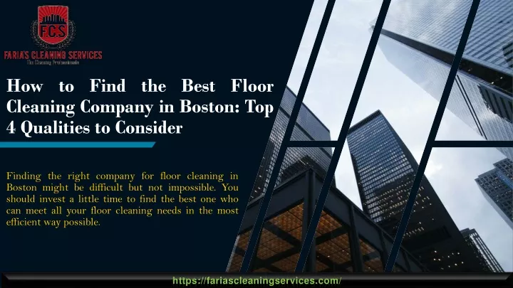 how to find the best floor cleaning company