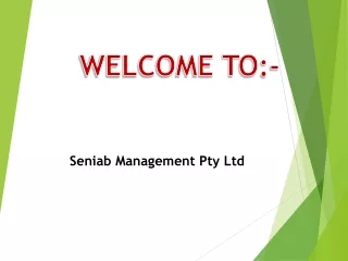 welcome to