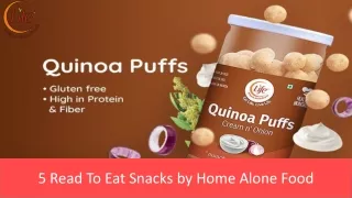 5 Read To Eat Snacks by Home Alone Food