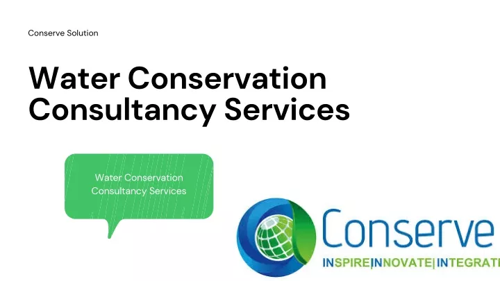 conserve solution