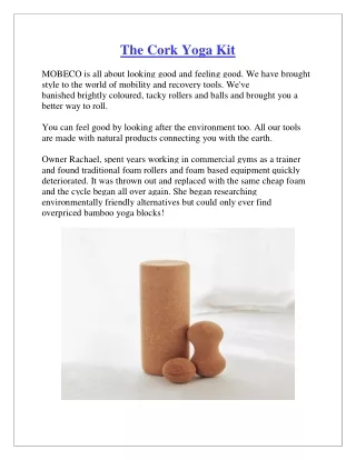 the cork yoga kit