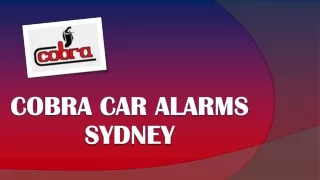 cobra car alarms sydney
