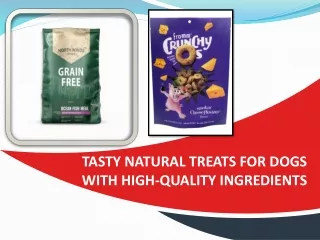 Tasty Natural Treats For Dogs With High-Quality Ingredients
