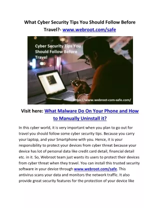 what cyber security tips you should follow before
