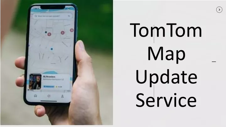 tomtom map update service