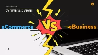 Key Differences Between eCommerce And eBusiness