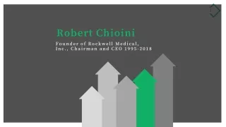 Robert Chioini - Goal-oriented and Detail-focused Professional