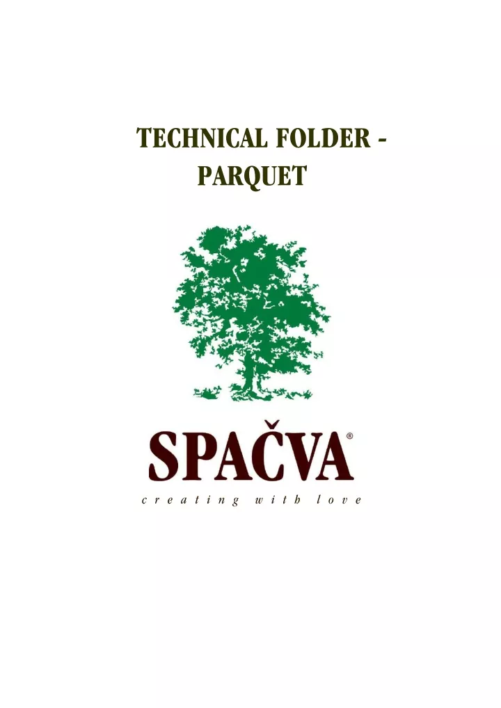 technical folder parquet
