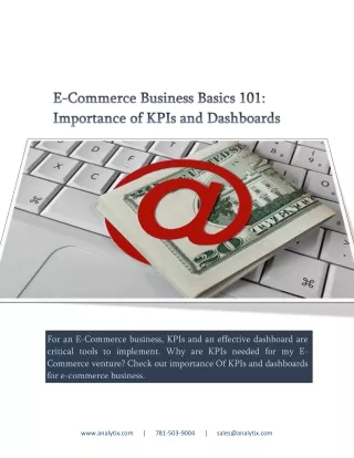 for an e commerce business kpis and an effective