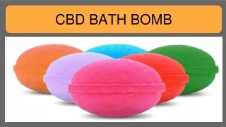 CBD BATH BOMB