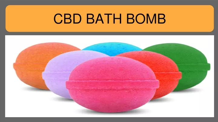 cbd bath bomb